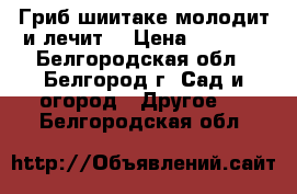 Гриб шиитаке молодит и лечит! › Цена ­ 1 850 - Белгородская обл., Белгород г. Сад и огород » Другое   . Белгородская обл.